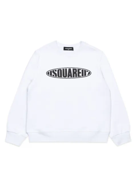 DSQUARED2 KIDS logo-print jersey sweatshirt