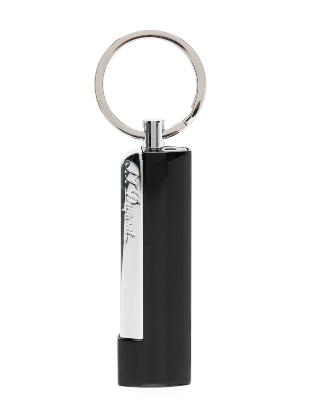 logo-engraved keyring cigar cutter