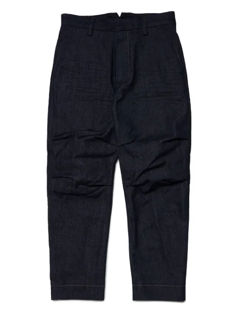 DSQUARED2 KIDS jean droit à fronces