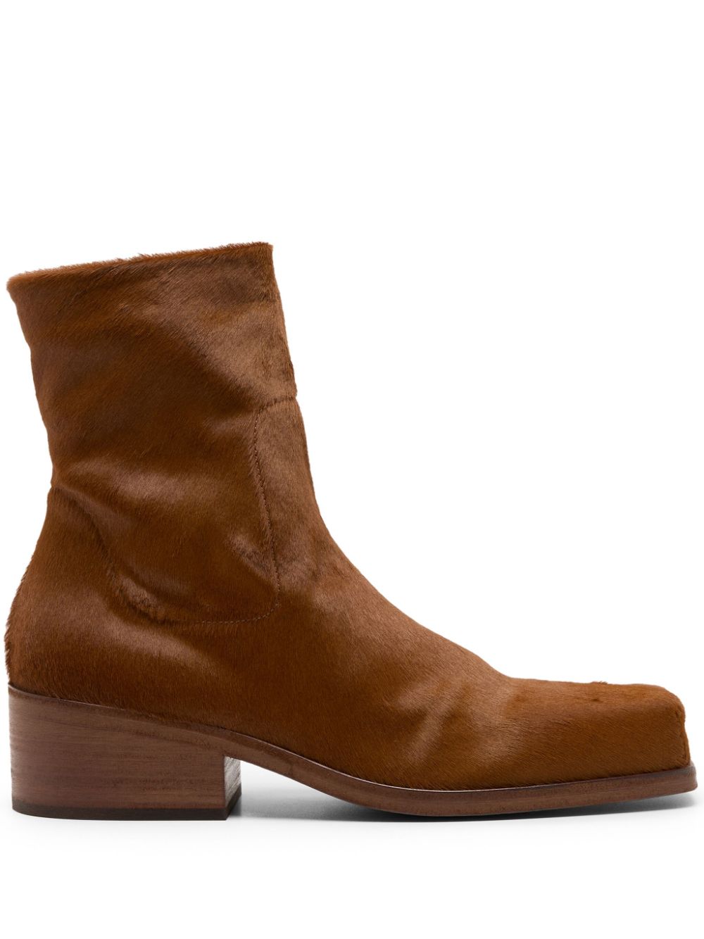 Marsèll square-toe ankle boots Brown