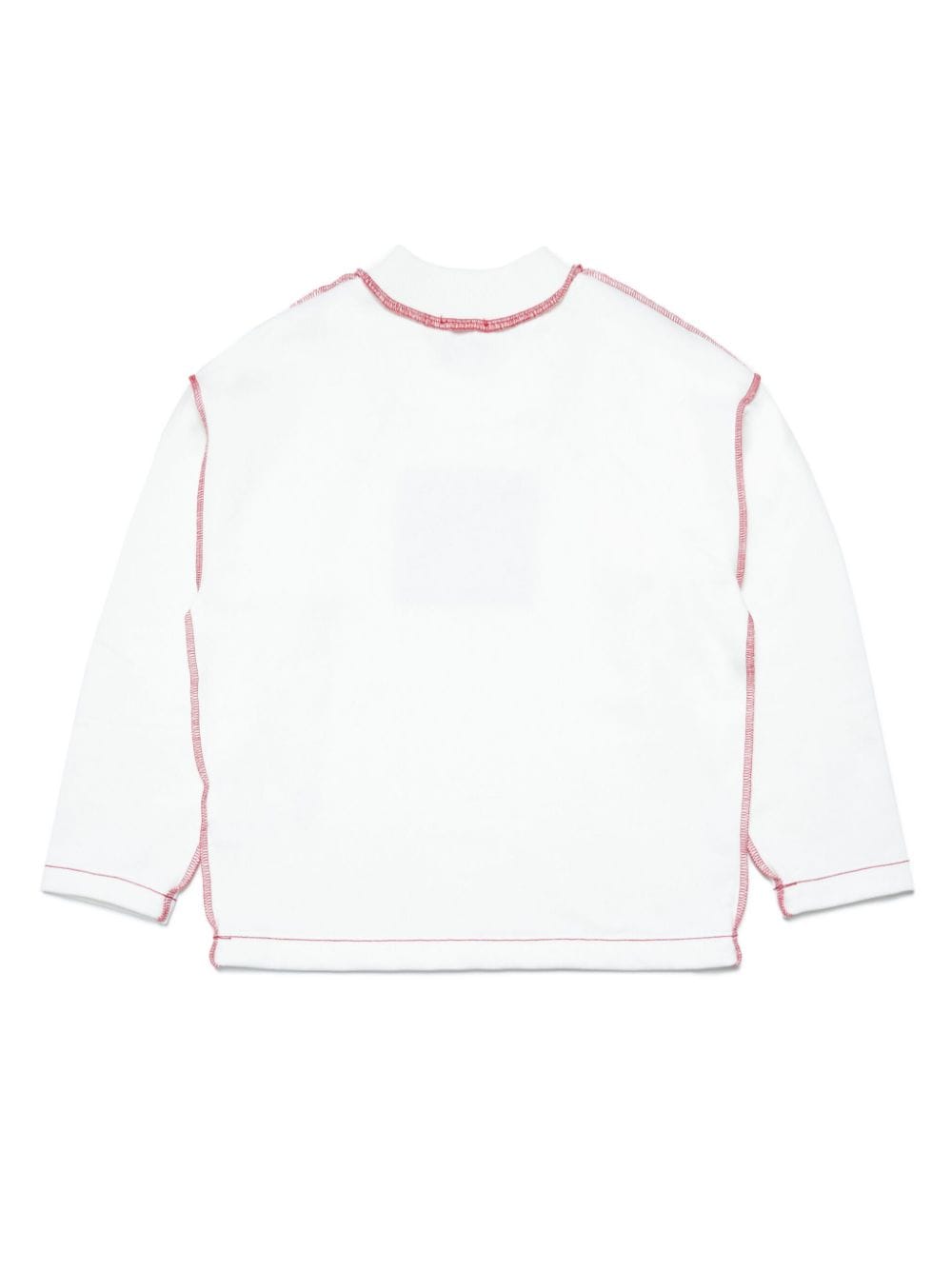 Diesel Kids Sweater met logopatch Wit