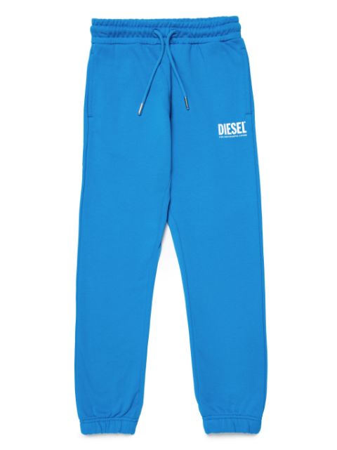 Diesel Kids logo-print cotton track pants