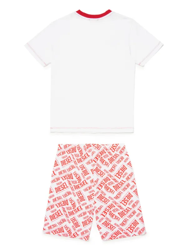 Diesel Kids Conjunto 2 Peças Com Logo | Branco | FARFETCH BR Diesel Kids Conjunto 2 Peças Com Logo | Branco | FARFETCH BR