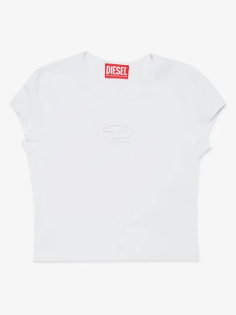 Diesel Kids Tangie Oval D logo cotton T-shirt