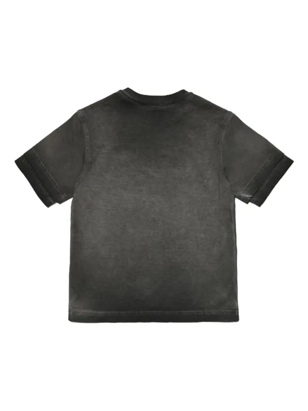 DIESEL BLACK コットン Tシャツ Diesel/ディーゼル｜ブラック コットン Tシャツ