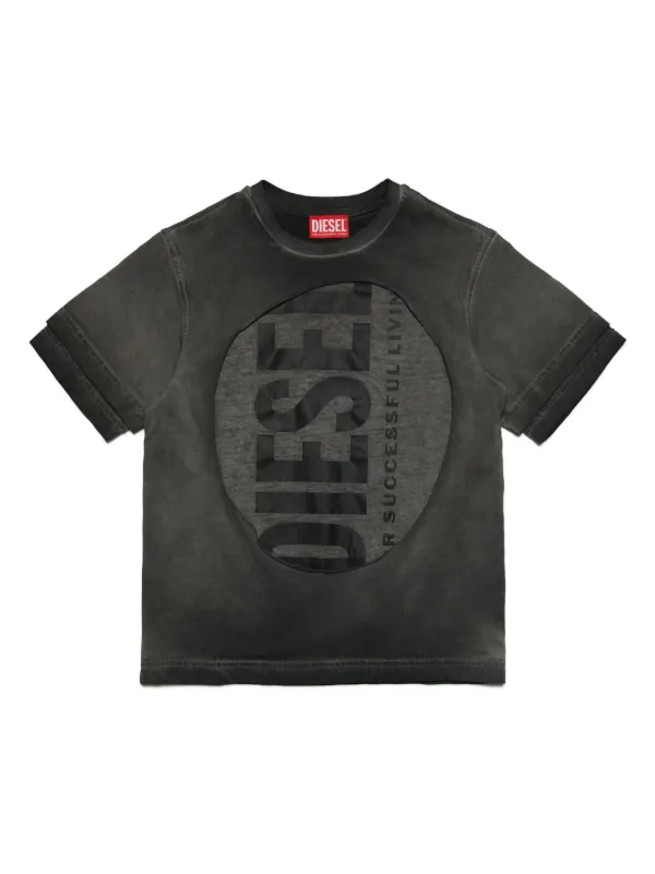 DIESEL BLACK コットン Tシャツ Diesel T-Just-OD Cotton T-shirt | Black | FARFETCH