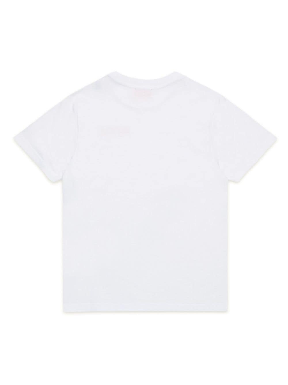 Image 2 of Diesel Kids logo-print cotton T-shirt