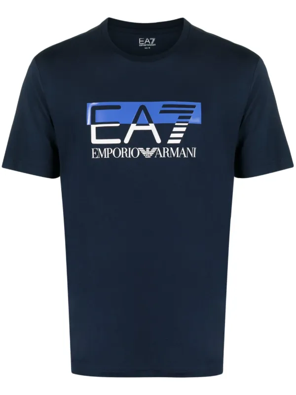 Emporio armani t shirt on sale blue