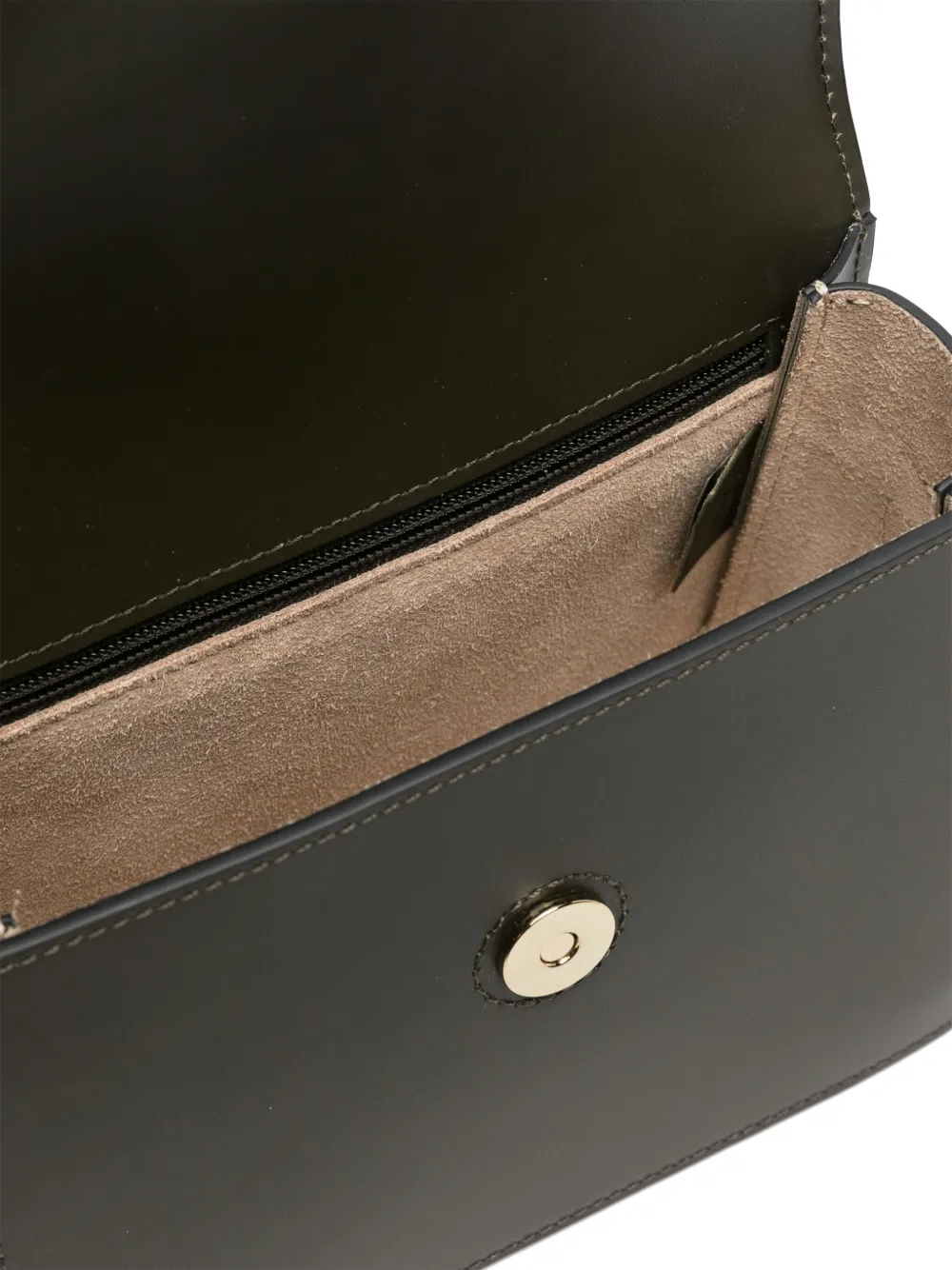 Longchamp Small Box-trot Leather Crossbody Bag In Green