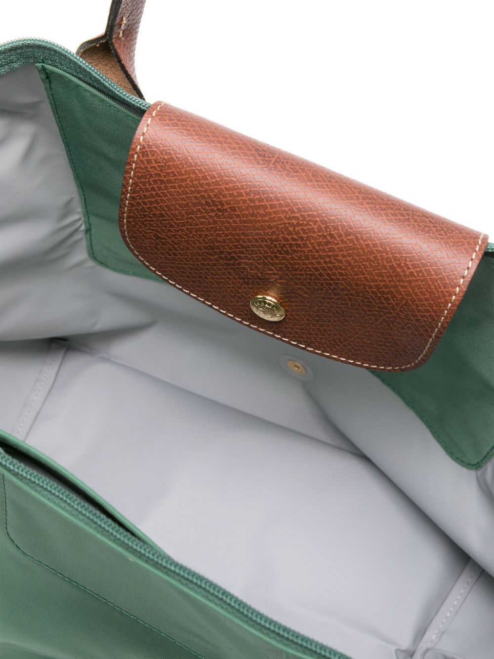 Shop Longchamp Medium Le Pliage Original Tote Bag In Green