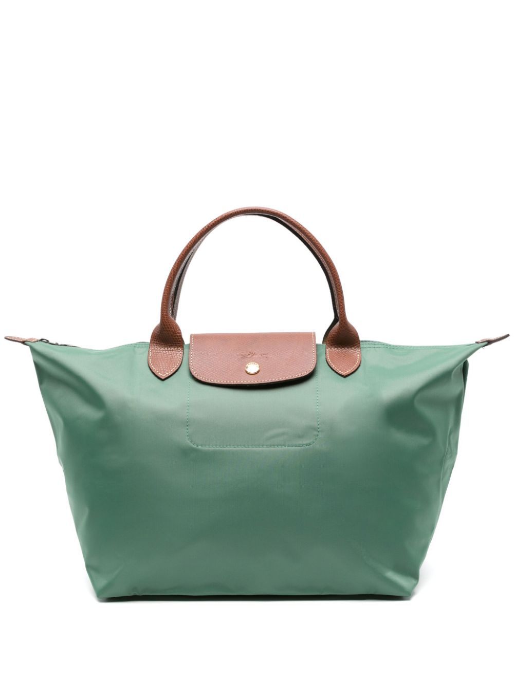 Shop Longchamp Medium Le Pliage Original Tote Bag In Green