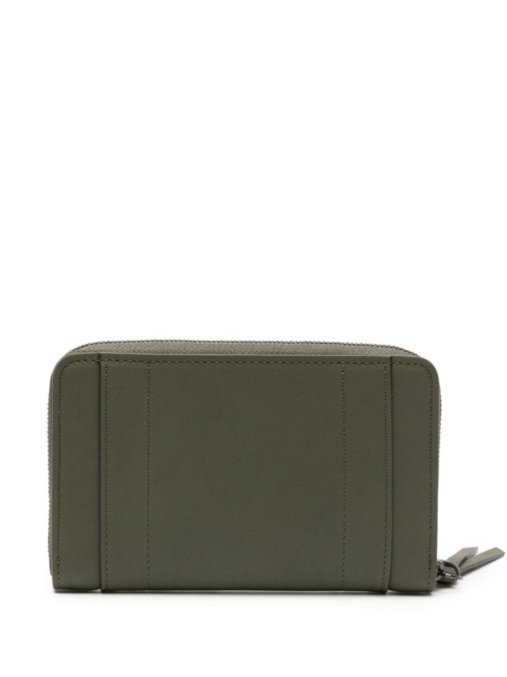 Shop Longchamp 3d Leather Wallet In Green