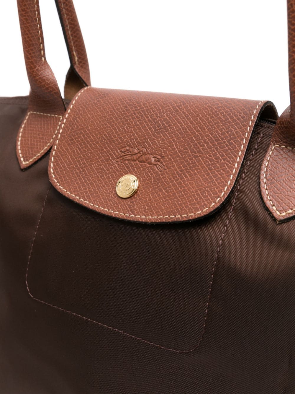 Shop Longchamp Medium Le Pliage Original Tote Bag In Brown