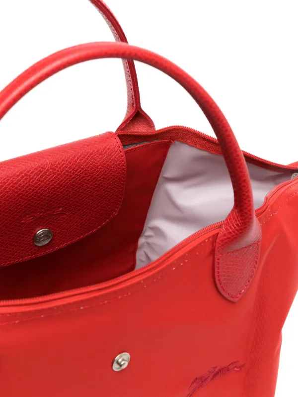 Longchamp le pliage medium nylon short handle 2025 tote