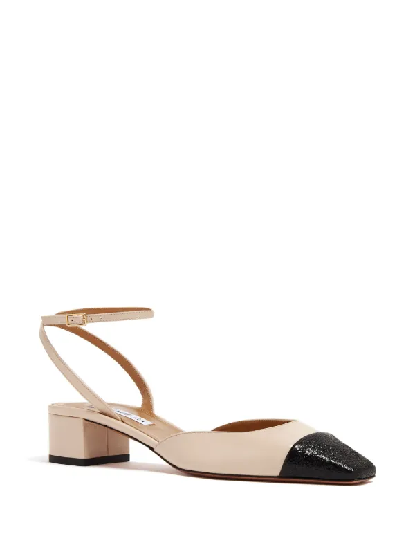 Aquazzura two-tone Leather Pumps - Farfetch