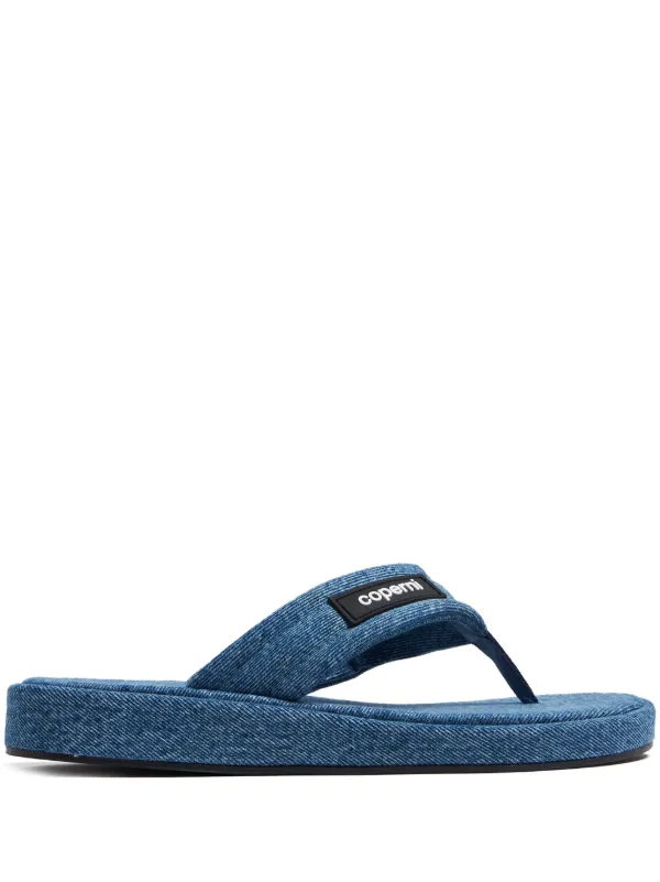 シューズ・サンダルその他 COPERNI Denim flip-flops with logo 22068866_52918568_600.jpg