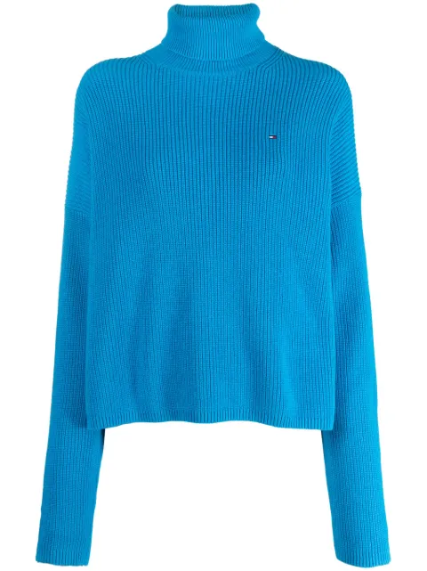 Tommy Hilfiger roll-neck cotton jumper