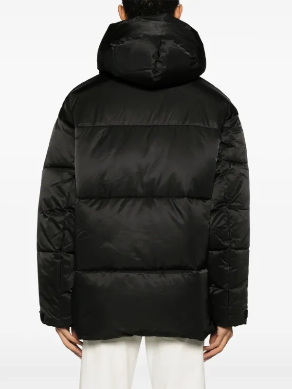 Armani Exchange Hooded Puffer Coat Farfetch