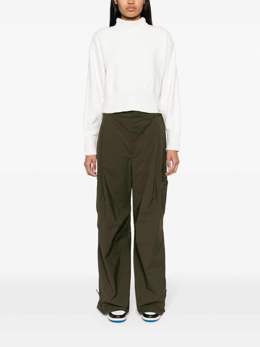 Calvin Klein Jeans Trui met verlaagde schouders Wit