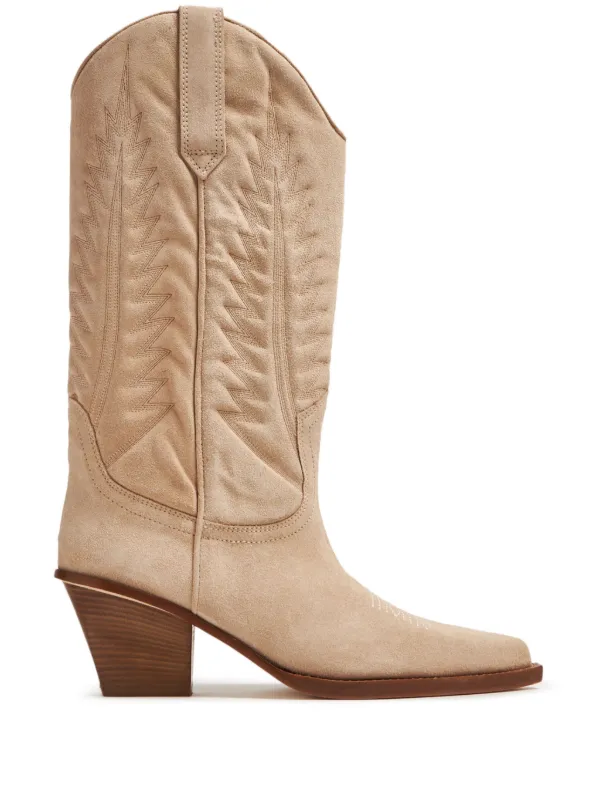 Suede best sale embroidered boots