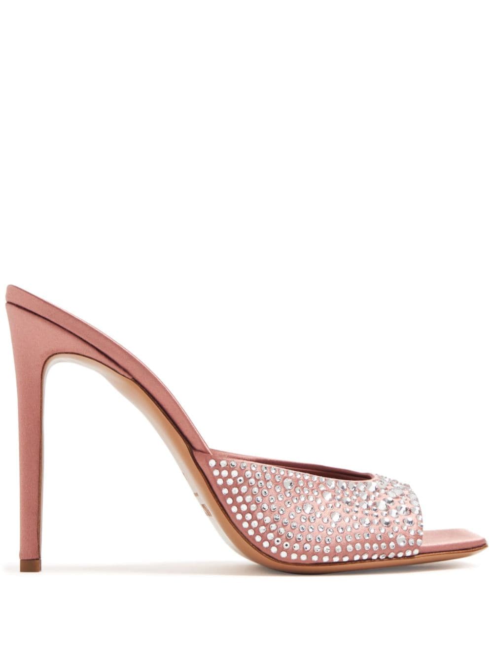 Paris Texas Holly crystal-embellished mules - Pink