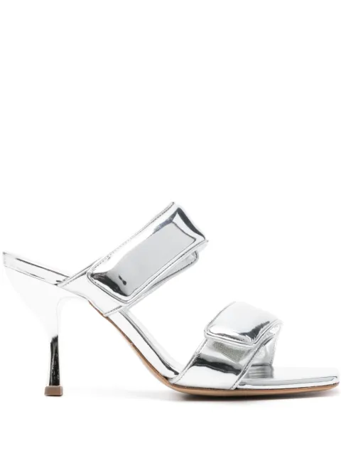 GIABORGHINI 80mm Perni 03 laminated sandals