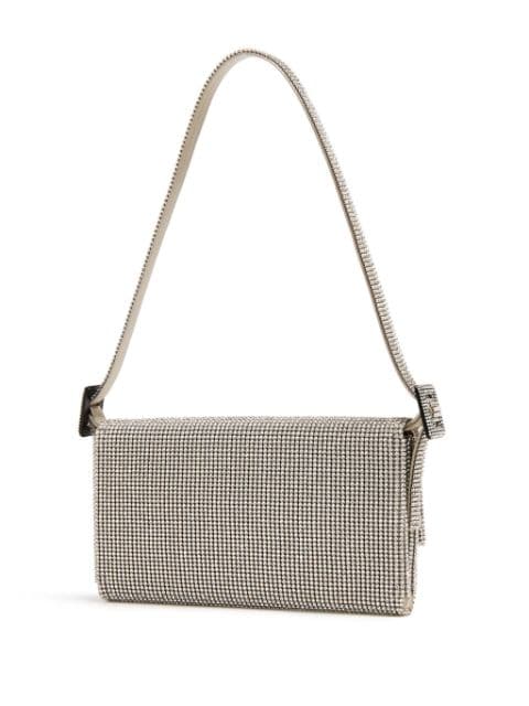 Vittissima rhinestone mesh shoulder bag