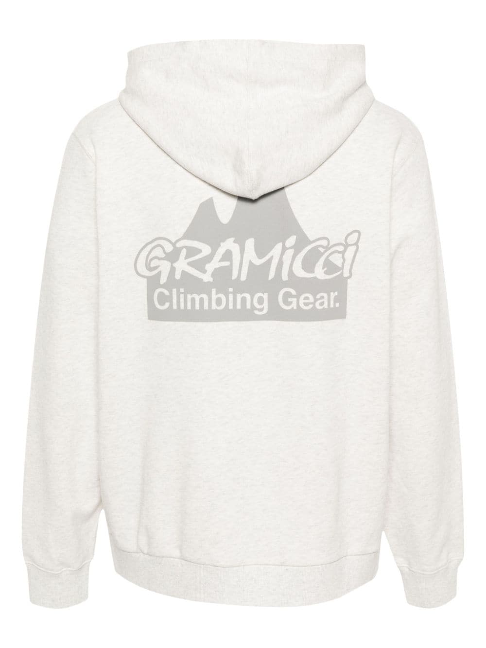 Shop Gramicci Climbing Gear Cotton Hoodie In Grey