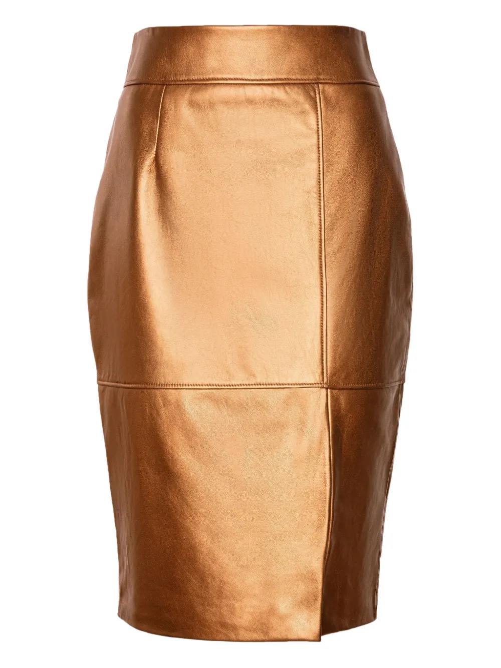BOSS metallic skirt | Brown | Image 1