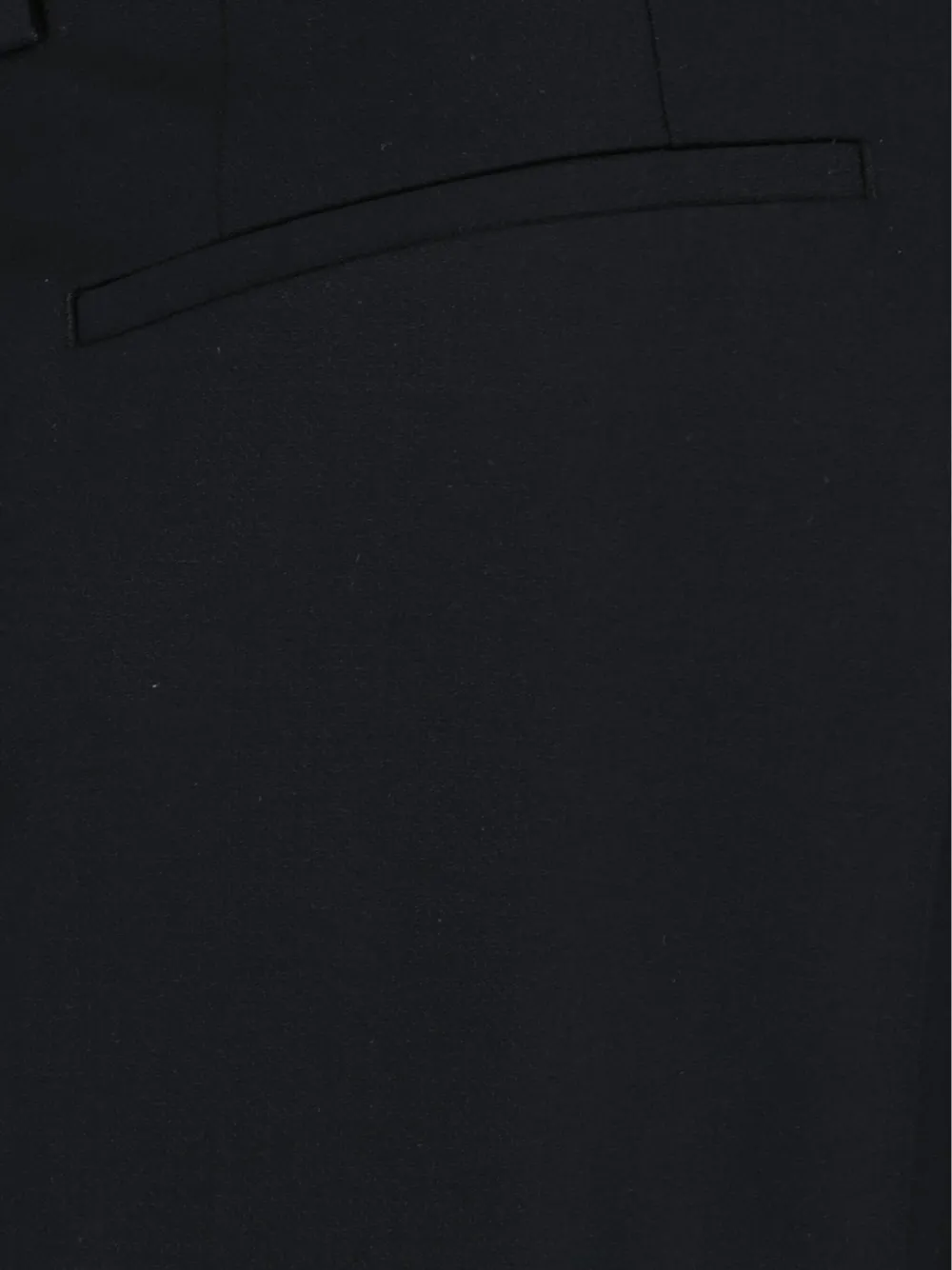 Hugo Boss Flat-front Tailored Trousers In Blue