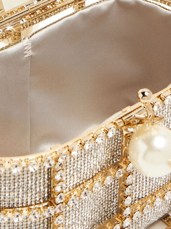 Crystal embellished outlet bag