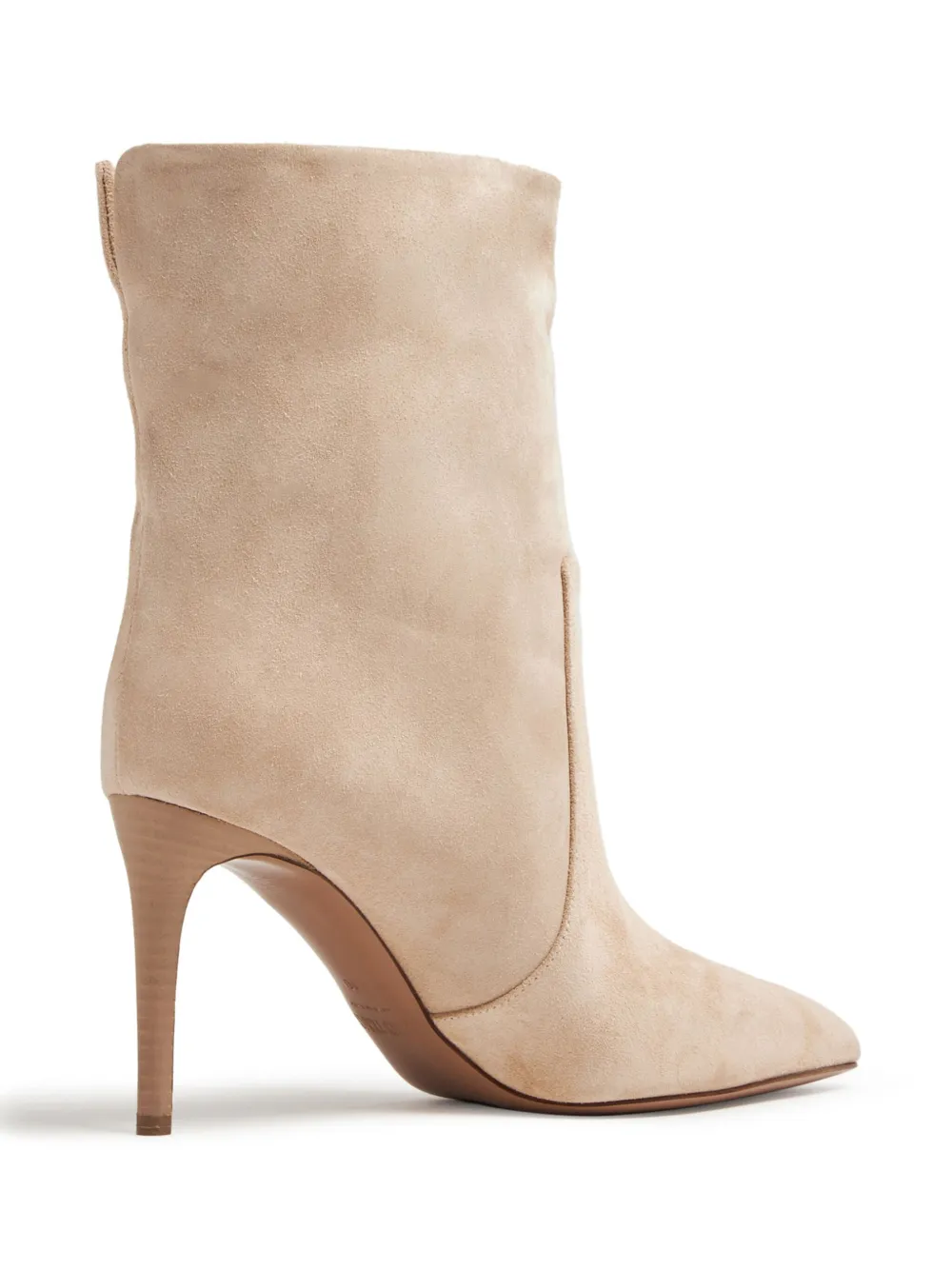 Paris Texas 85mm Pointed-toe Suede Boots In Neutrals