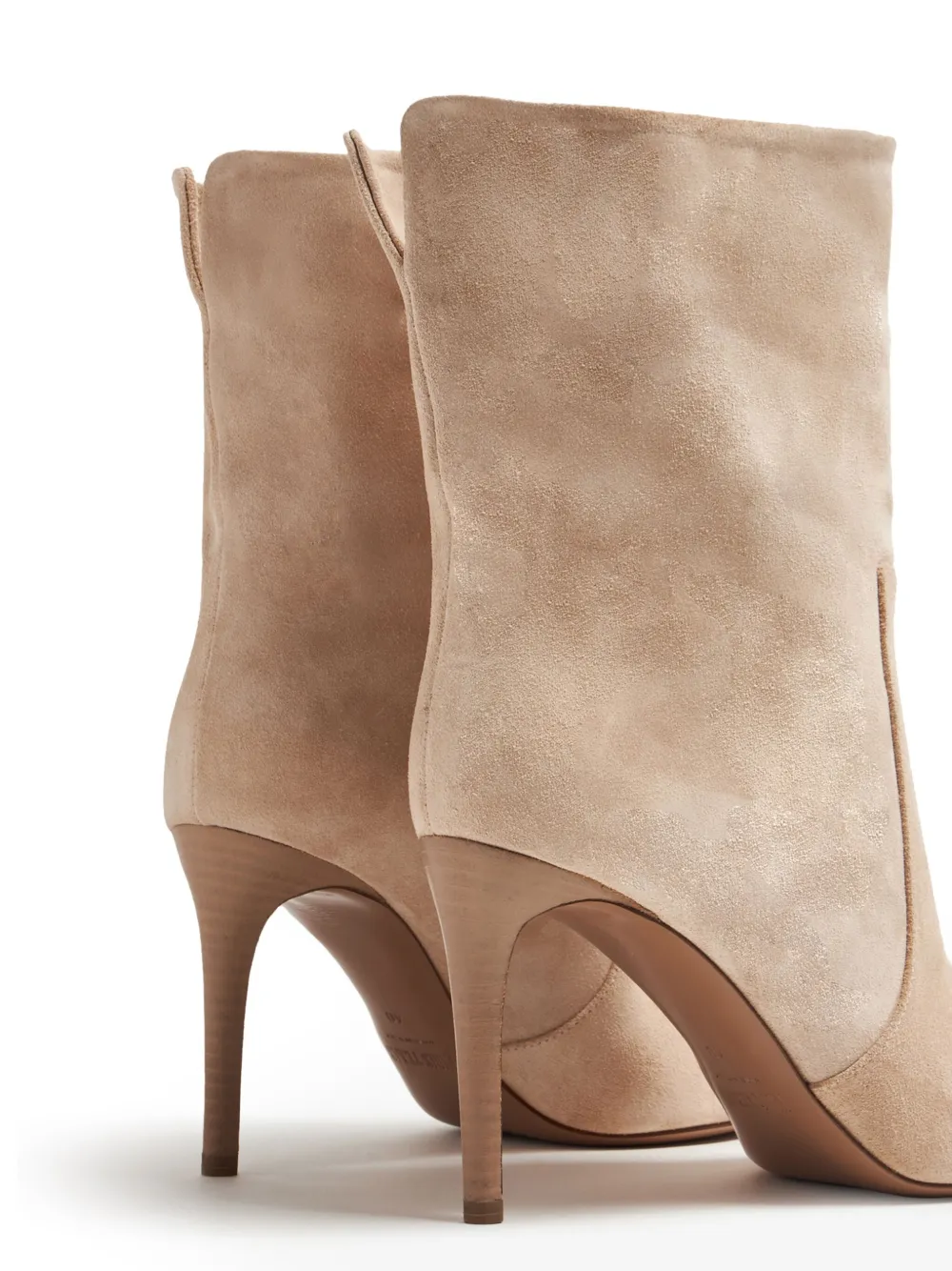 Paris Texas 85mm Pointed-toe Suede Boots In Neutrals