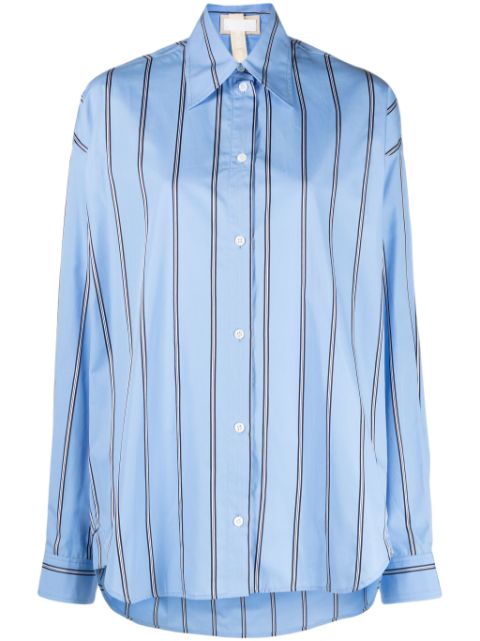 Litkovskaya Highway striped cotton shirt