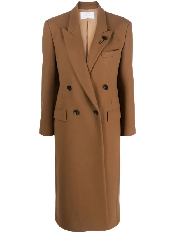 Peaked 2024 lapel coat