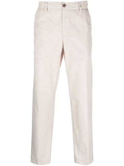 Myths mid-rise tapered chino trousers