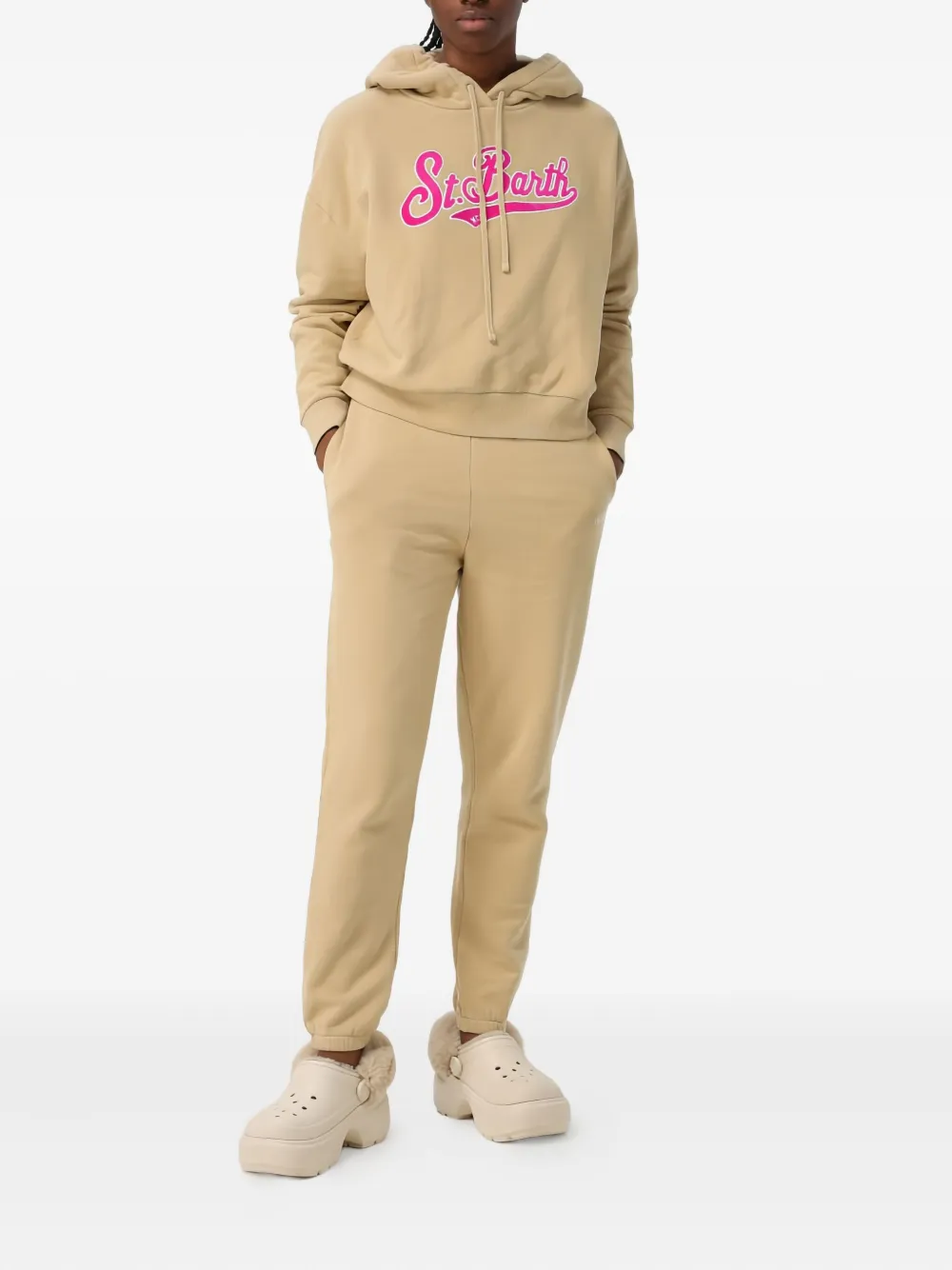 MC2 Saint Barth logo-embroidered track pants - Beige