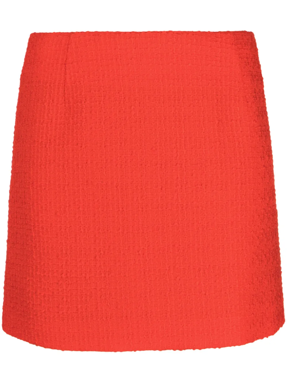 Blazé Milano Coci tweed mini-rok van wolblend Rood