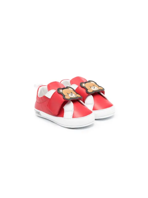 Moschino Kids zapatos de bebé con motivo Teddy Bear