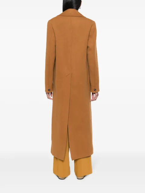Forte Forte double-breasted virgin wool maxi coat 11012MYCOAT - 3