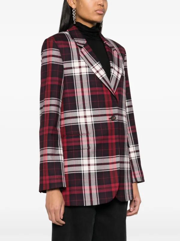 tommy hilfiger plaid blazer
