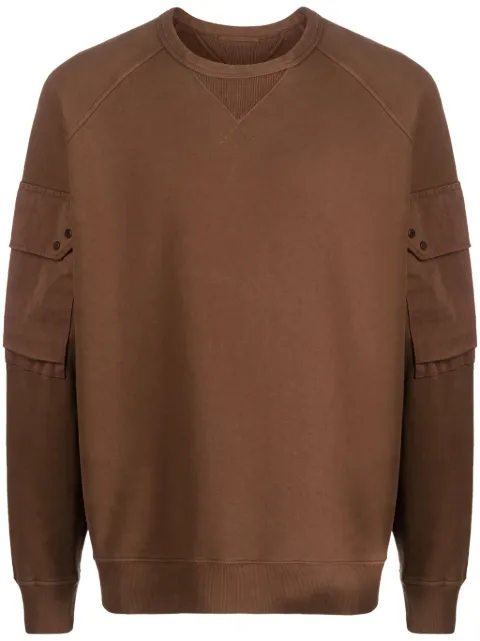 Ten C sudadera con aplique del logo