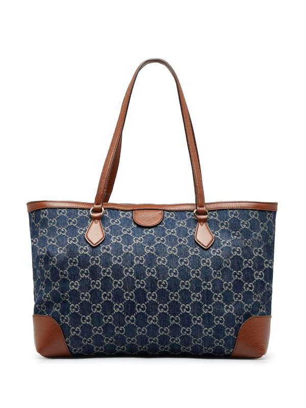 Louis Vuitton pre-owned Logo Denim Tote Bag - Farfetch