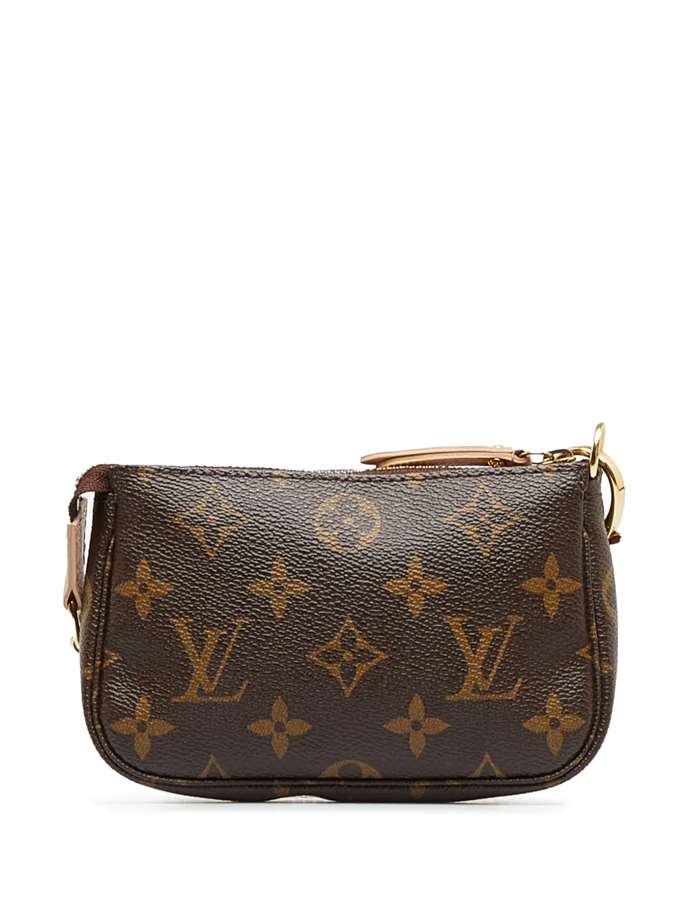 Louis Vuitton 2010 pre-owned mini Pochette Accessoires clutch bag - Bruin
