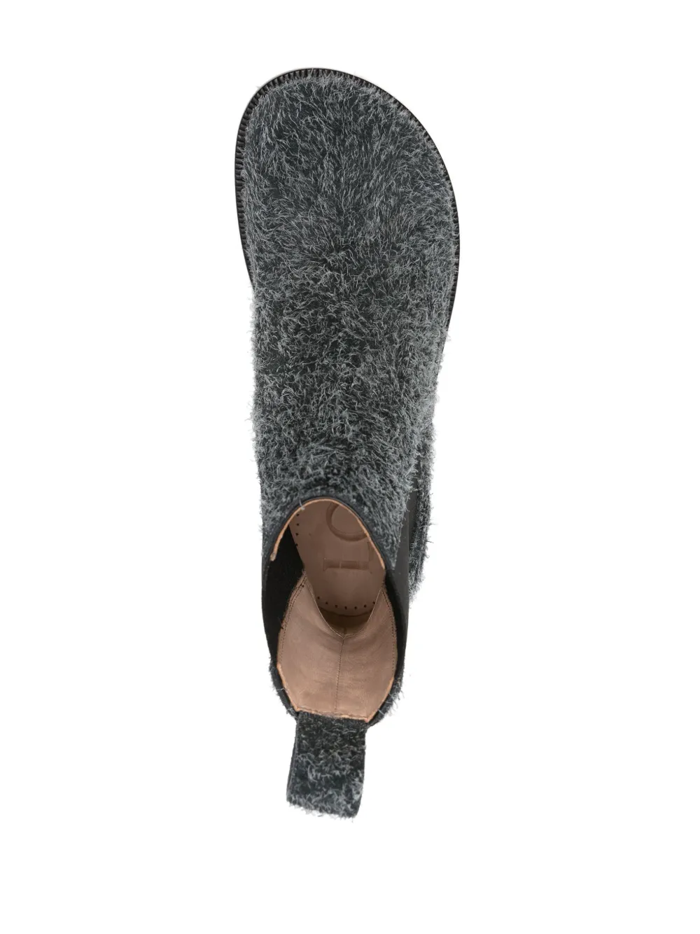 LOEWE Campo brushed-suede Chelsea boots Grey