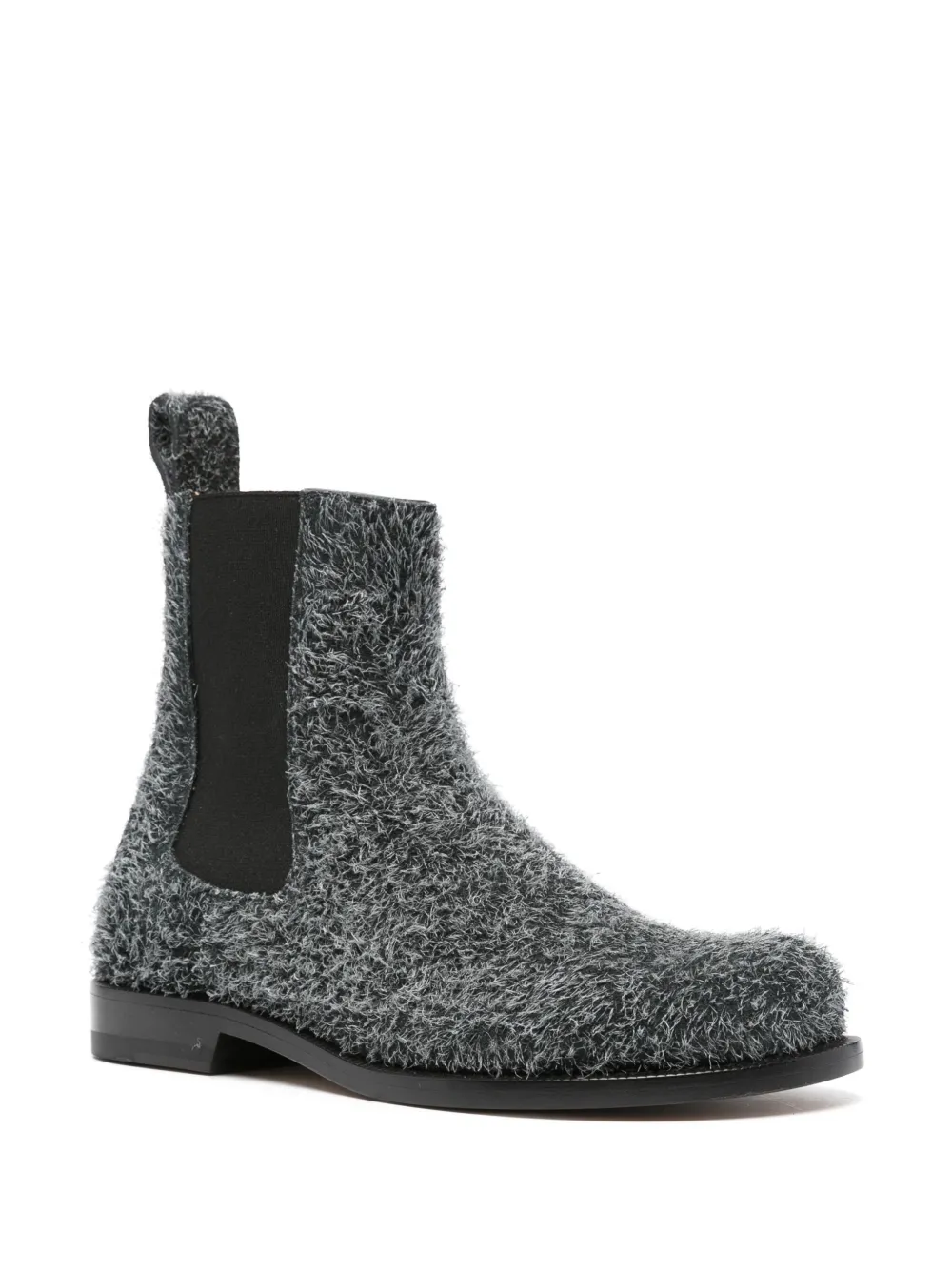 LOEWE Campo brushed-suede Chelsea boots Grey