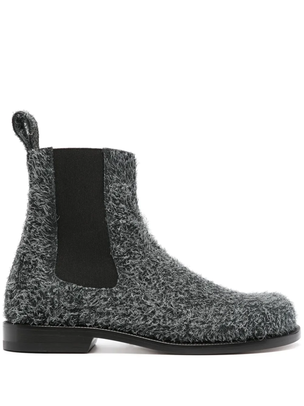 LOEWE Campo brushed-suede Chelsea boots Grey