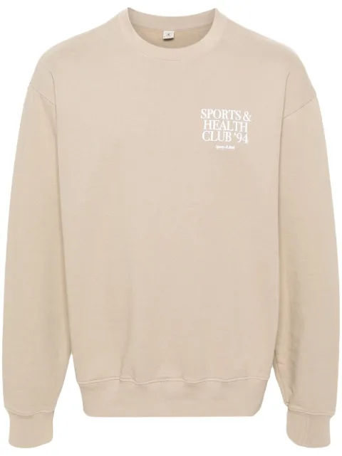 Sporty & Rich logo-print cotton sweatshirt