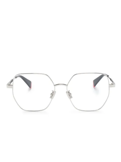 Kenzo logo-engraved square-frame glasses