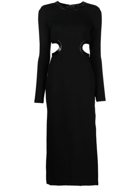 STAUD Dolce cut-out midi dress